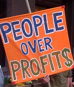 People Over Profits crop