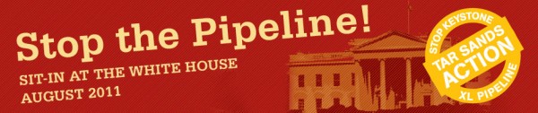 Tar Sands Action banner